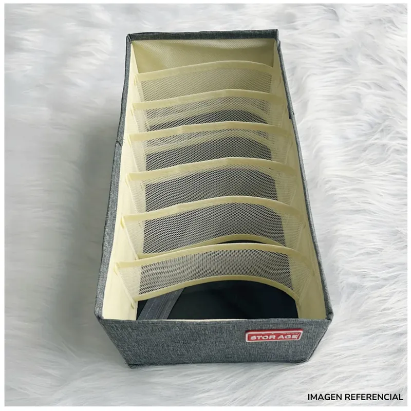 INSPIRA MARKET - Organizador plegable Multiuso Ropa y Accesorios de 7 compartimientos