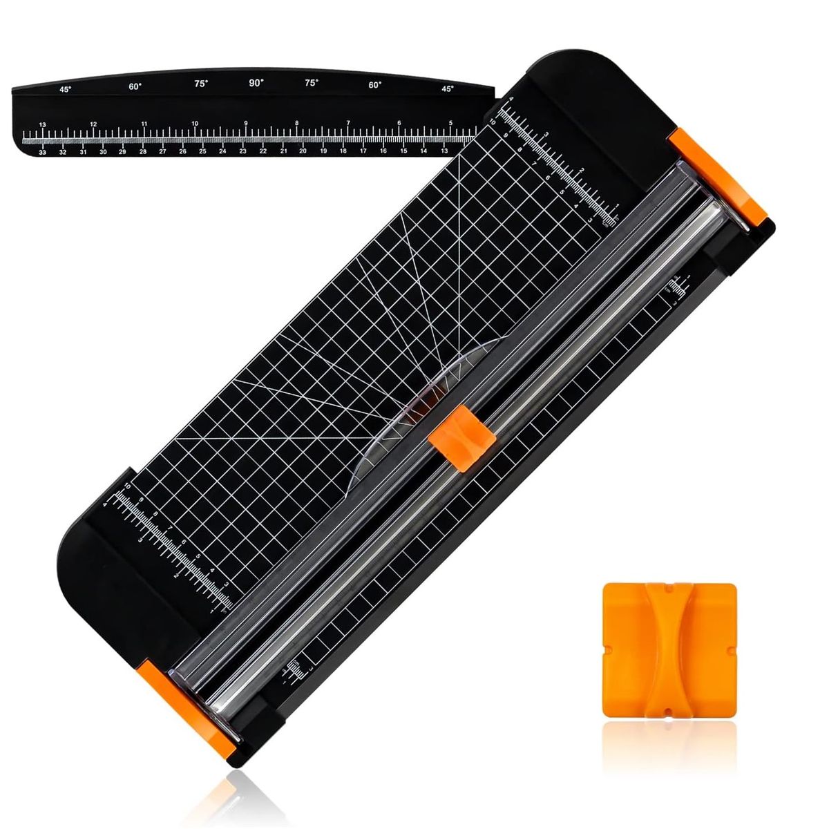 GENERICO - Guillotina Cortadora De Papel A4 + Cuchilla De Repuesto