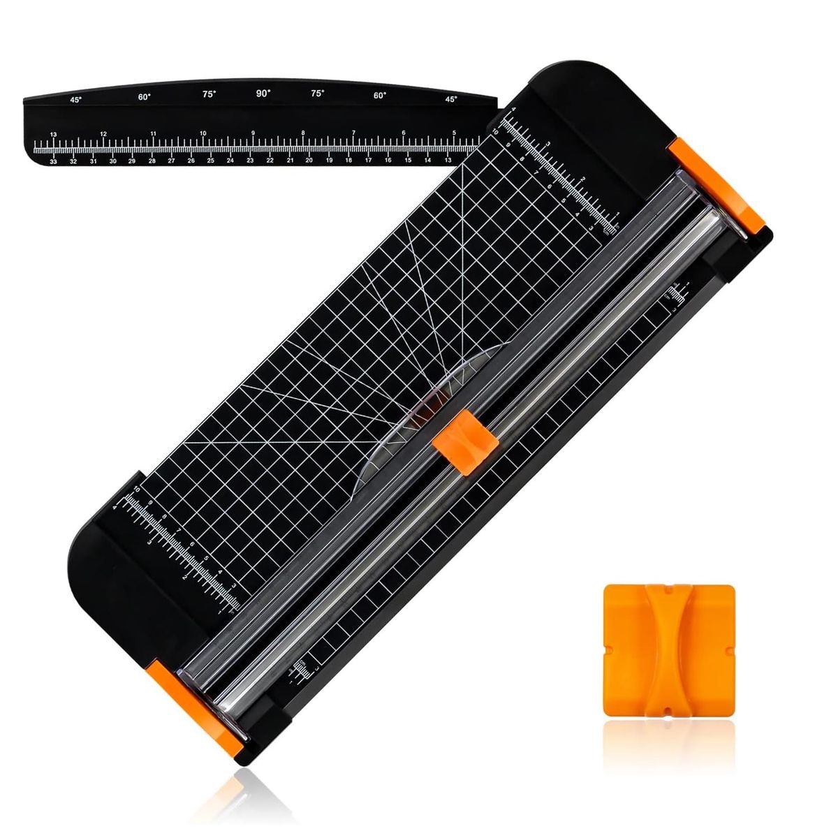 GENERICO - Guillotina Cortadora De Papel A4 + Cuchilla De Repuesto