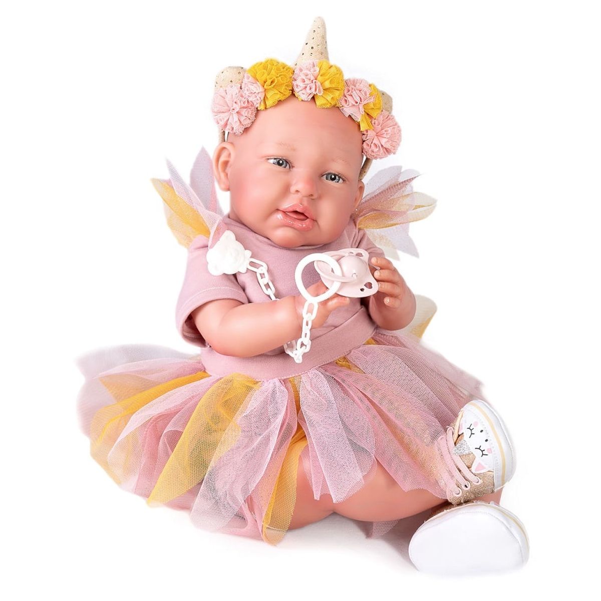 ANTONIO JUAN - Antonio Juan - Bebe Mi Primer Reborn Daniela Hada 52 Cm