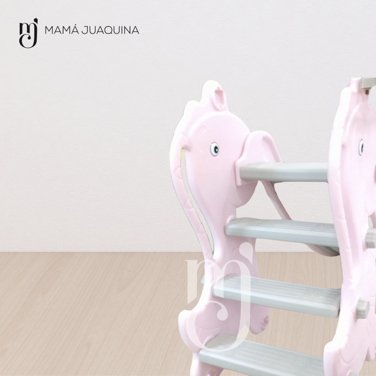 BABY KING - Tobogán para Niños «SUCARINE» con Cesta Rosado