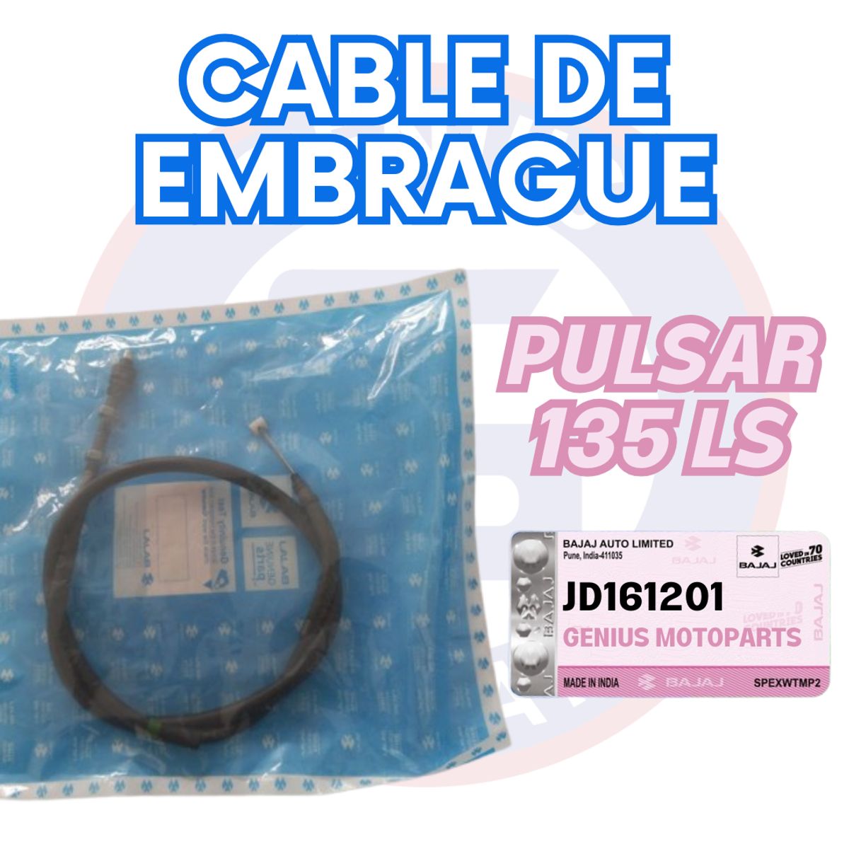 BAJAJ - CABLE DE EMBRAGUE PULSAR 135 LS