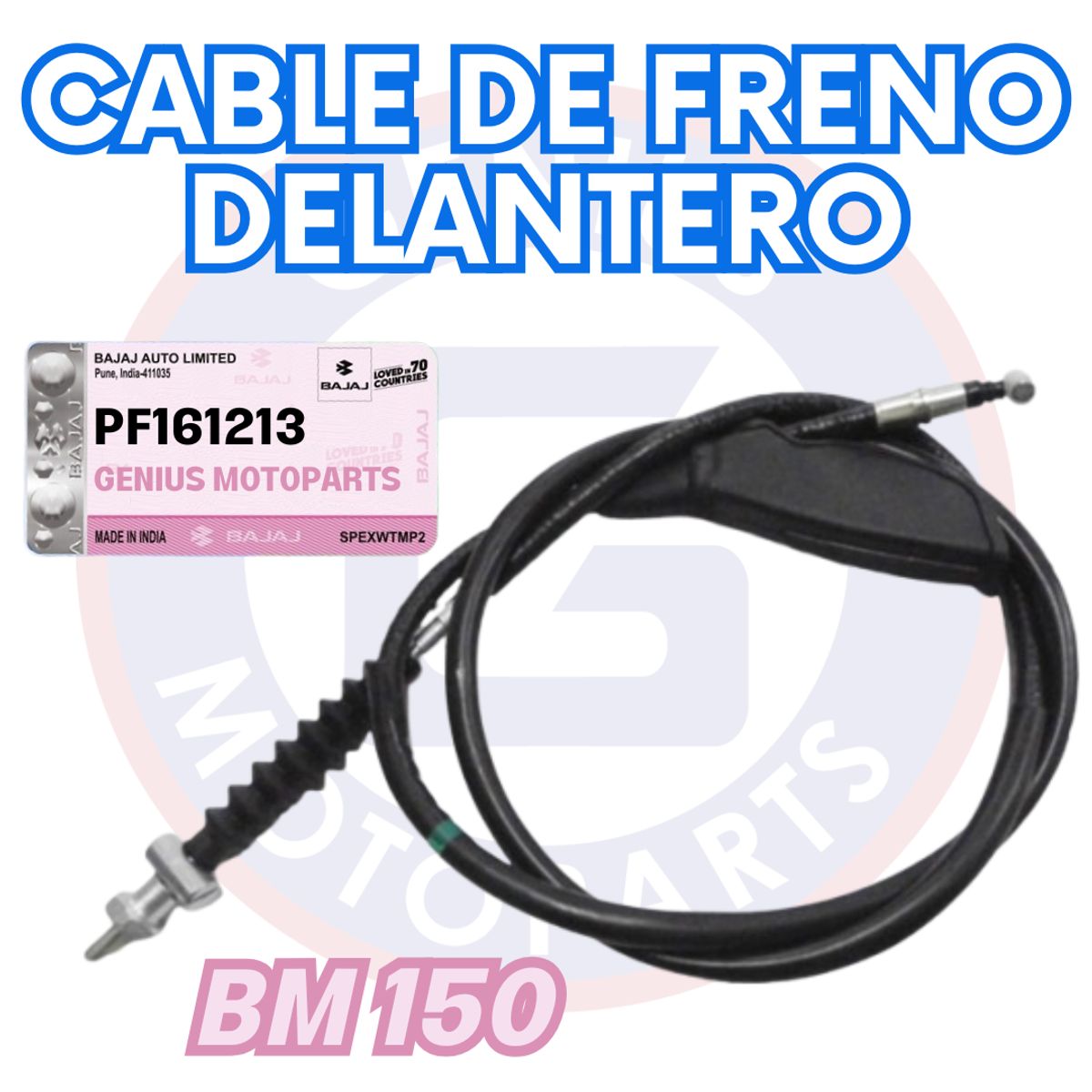 BAJAJ - CABLE DE FRENO DELANTERO BM 150