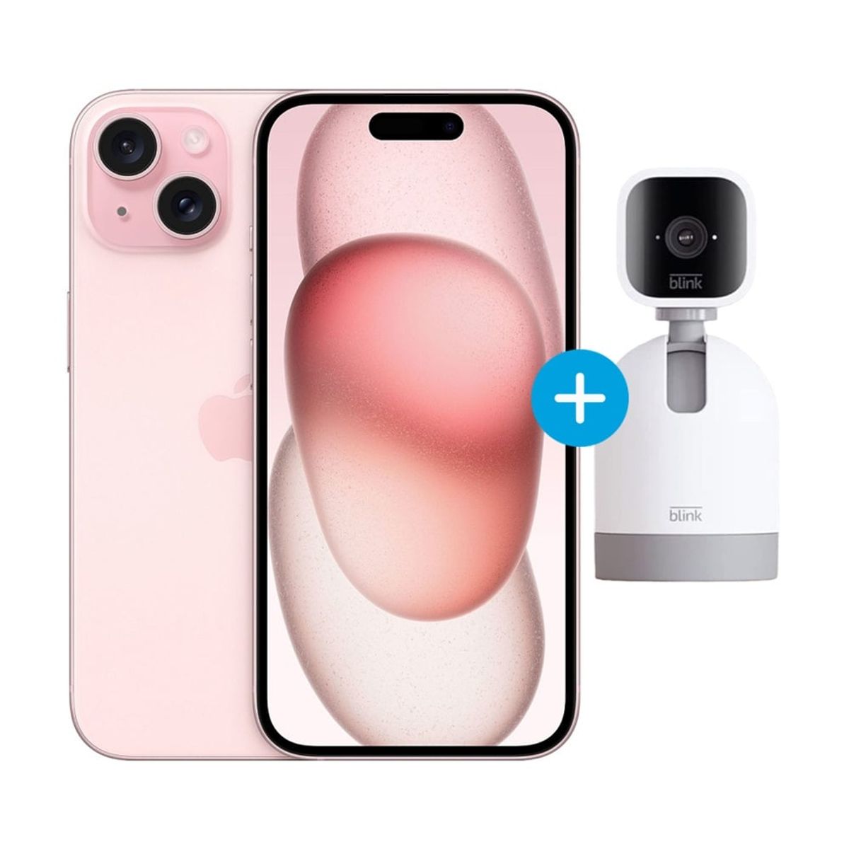 APPLE - Combo iPhone 15 C/CHIP 128GB 6GB Cámara de Seguridad