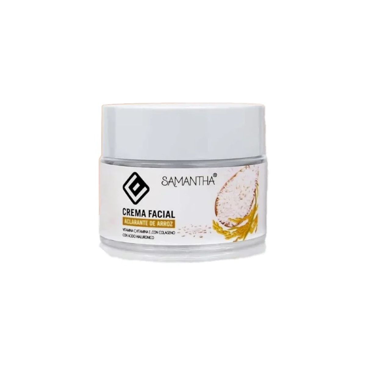 GENERICO - CREMA FACIAL ACLARANTE DE ARROZ 50 gr Samantha
