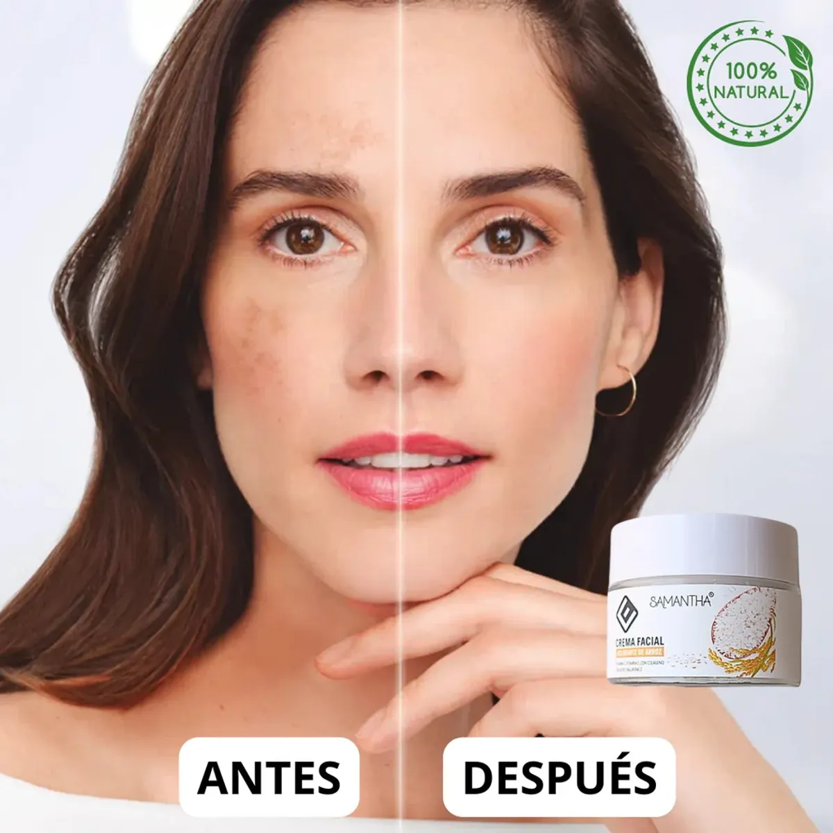 GENERICO - CREMA FACIAL ACLARANTE DE ARROZ 50 gr Samantha