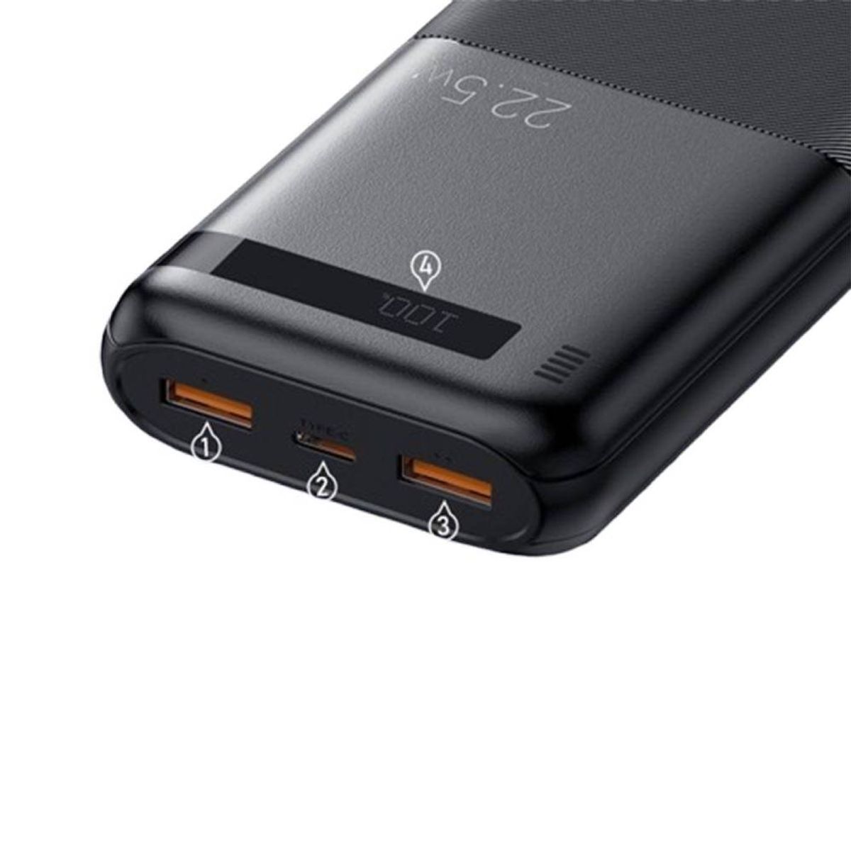 REMAX - Power Bank 20000mAh Remax RPP-72 de 225W USB-C Pantalla LED