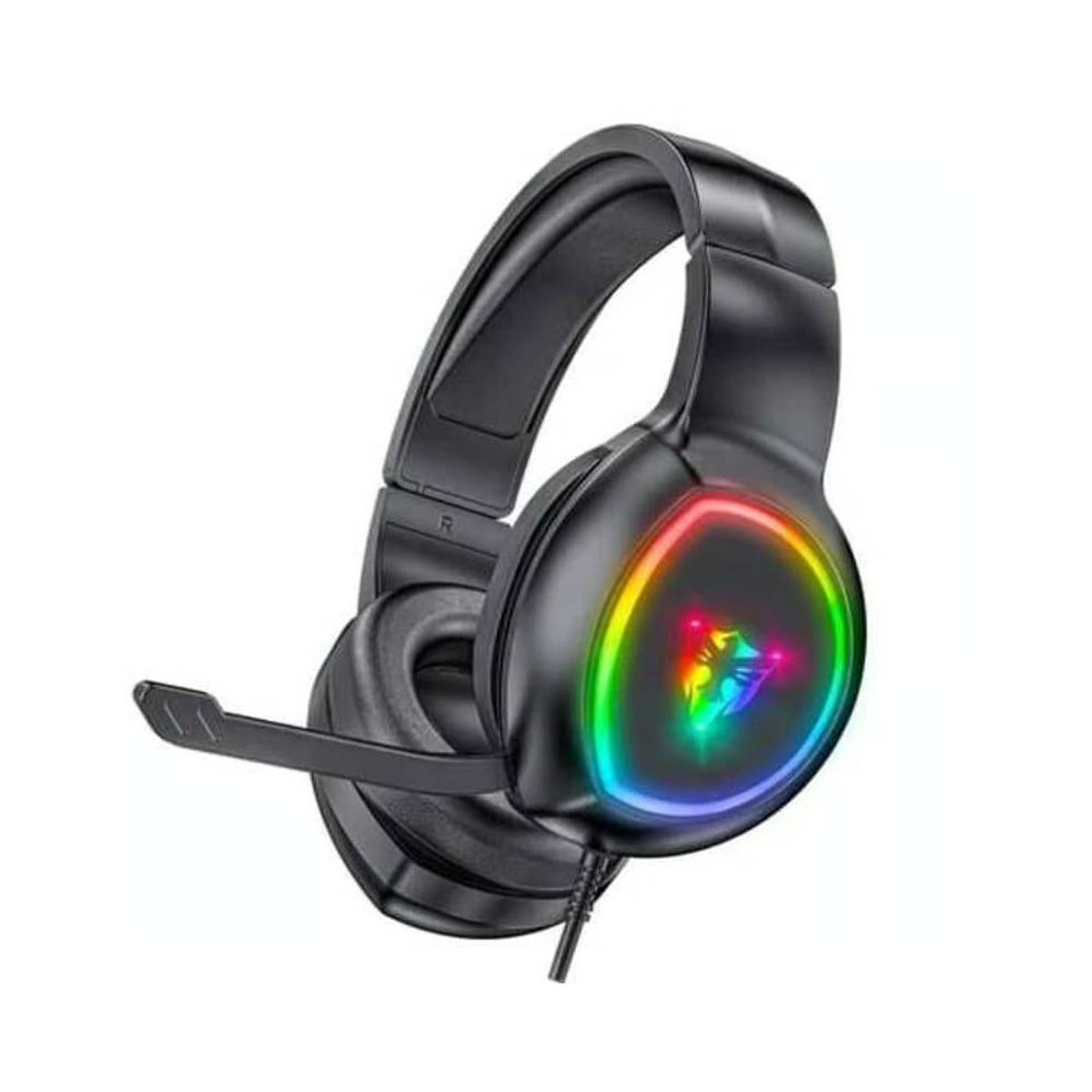 GENERICO - Audífono Gamer con Micrófono para Pc  Luz Led RGB