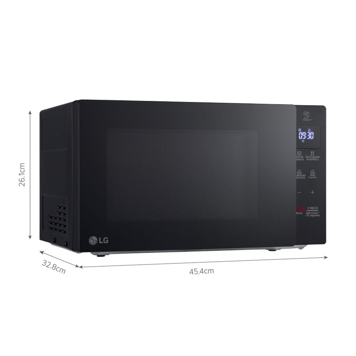 LG - Horno Microondas MS2032GAS 20L con EasyClean LG