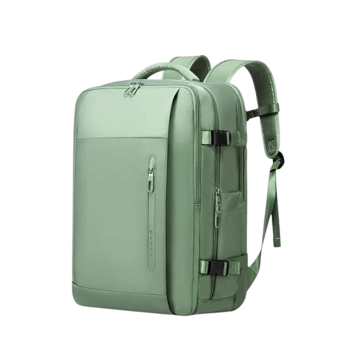 BANGE - Mochila Cabinera para Viaje Compartimiento Laptop Puerto USB - Verde