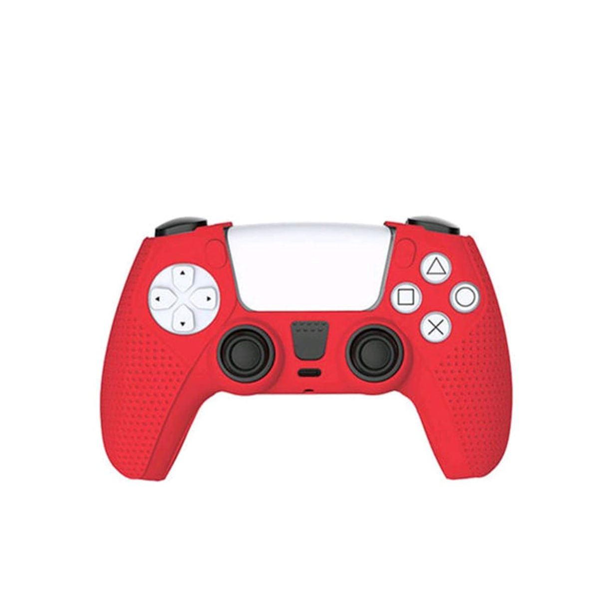 DOBE - Funda de silicona- protectora para mandos rojo ps5