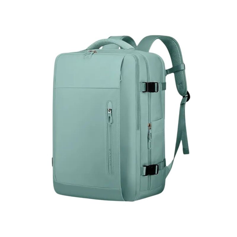 BANGE - Mochila Viajera Cabinera Compartimiento Laptop Esmeralda