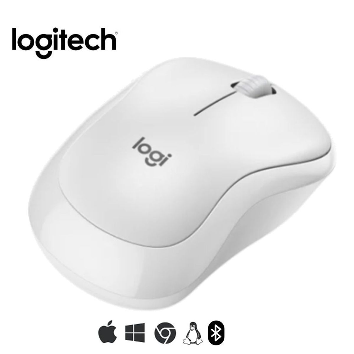 LOGITECH - Mouse Logitech M240 Silent Bluetooth Blanco