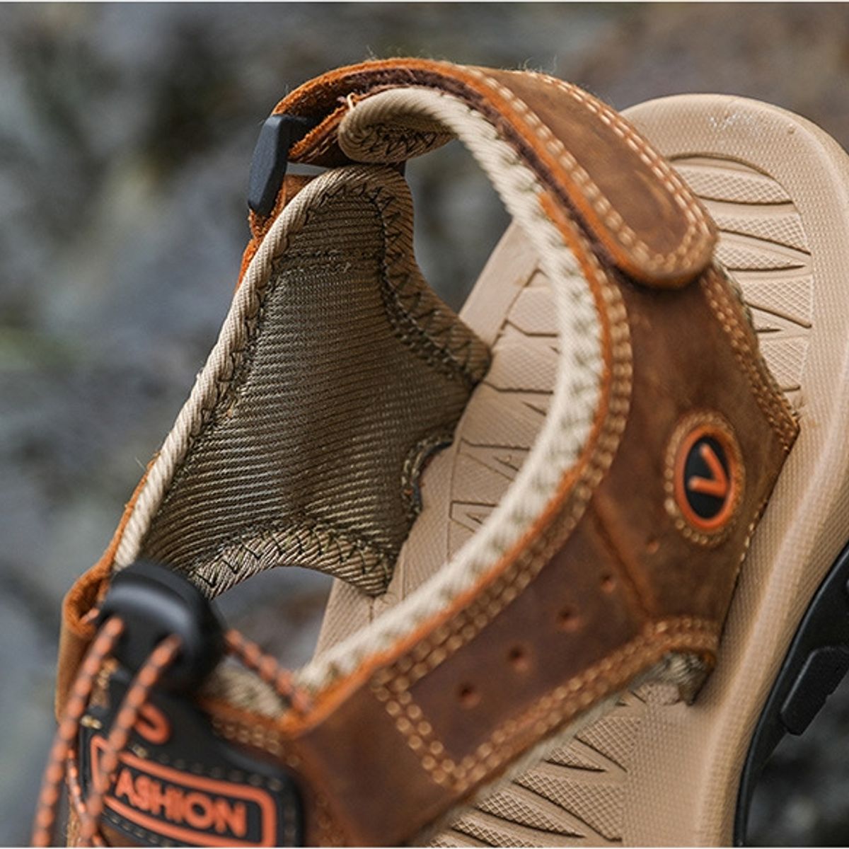 BLWOENS - Zapatillas Sandalias de verano para Hombres - Verde