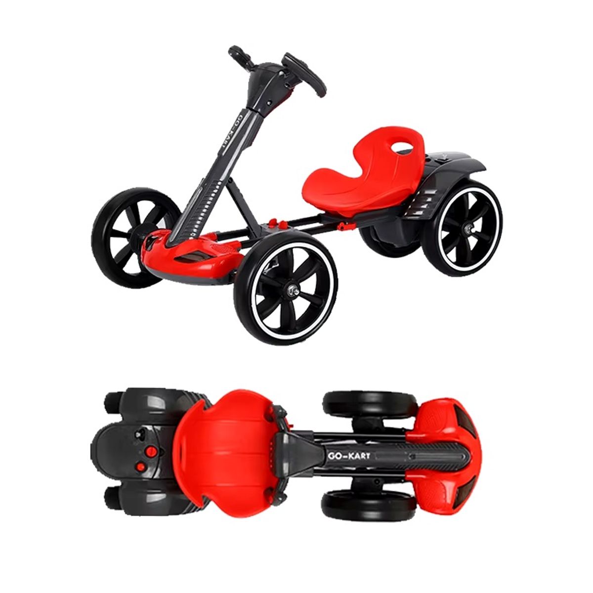 OEM - Carro Eléctrico Plegable 6V Motor 390 W Rojo