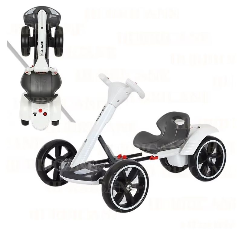 OEM - Carro Eléctrico Infantil Plegable 6V Motor 390 W Blanco