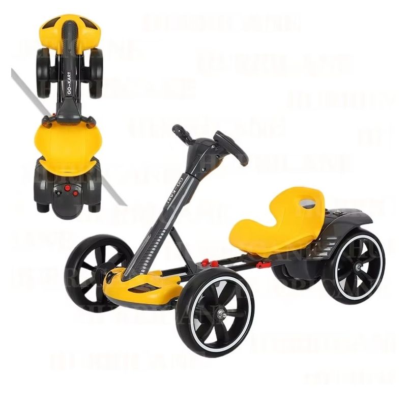 OEM - Carro Eléctrico Infantil Plegable 6V Motor 390 W Amarillo