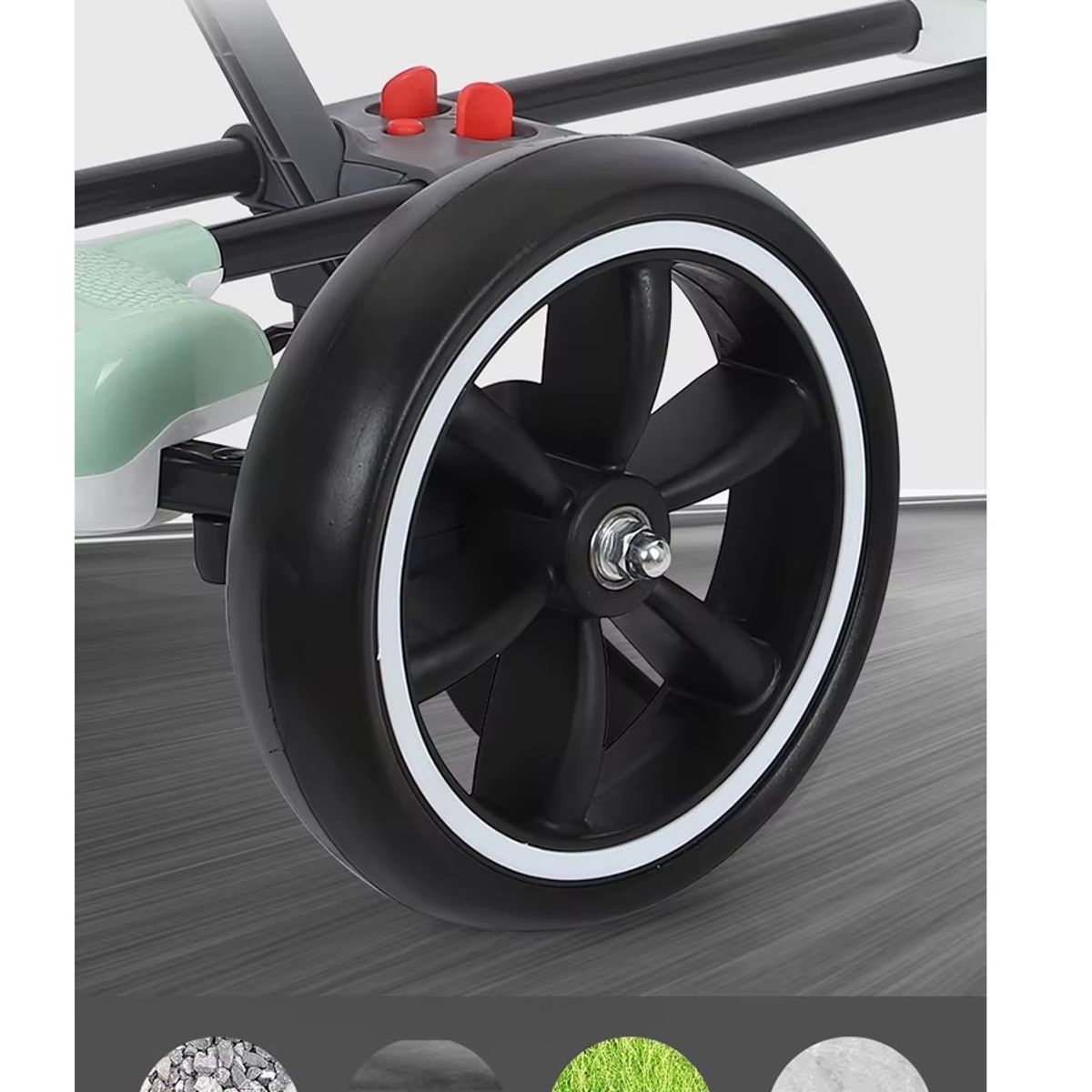 OEM - Carro Eléctrico Infantil Plegable 6V Motor 390 W Amarillo