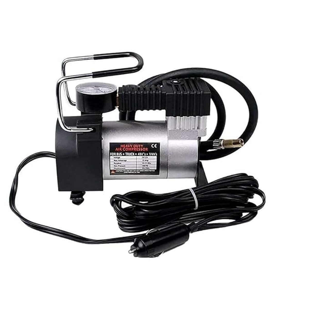 ULTRABYTE - Compresor de Aire Portátil 12V 150 PSI p/Autos y Camionetas