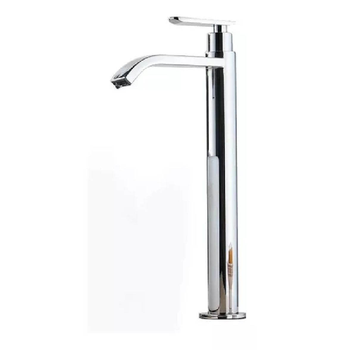 GENERICO - Griferia Alta para bowl Con Caída de agua friaTipo Cascada Acero brillante