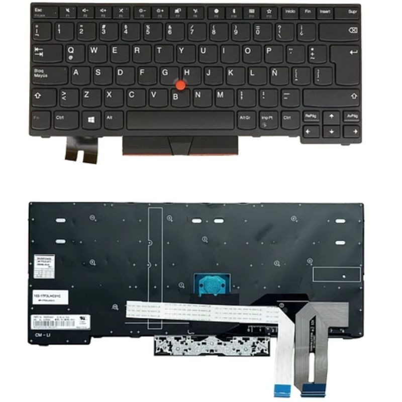 DISEÑO ORIGINAL - Teclado Lenovo Thinkpad L390 E480 T490 E490 L380 Español