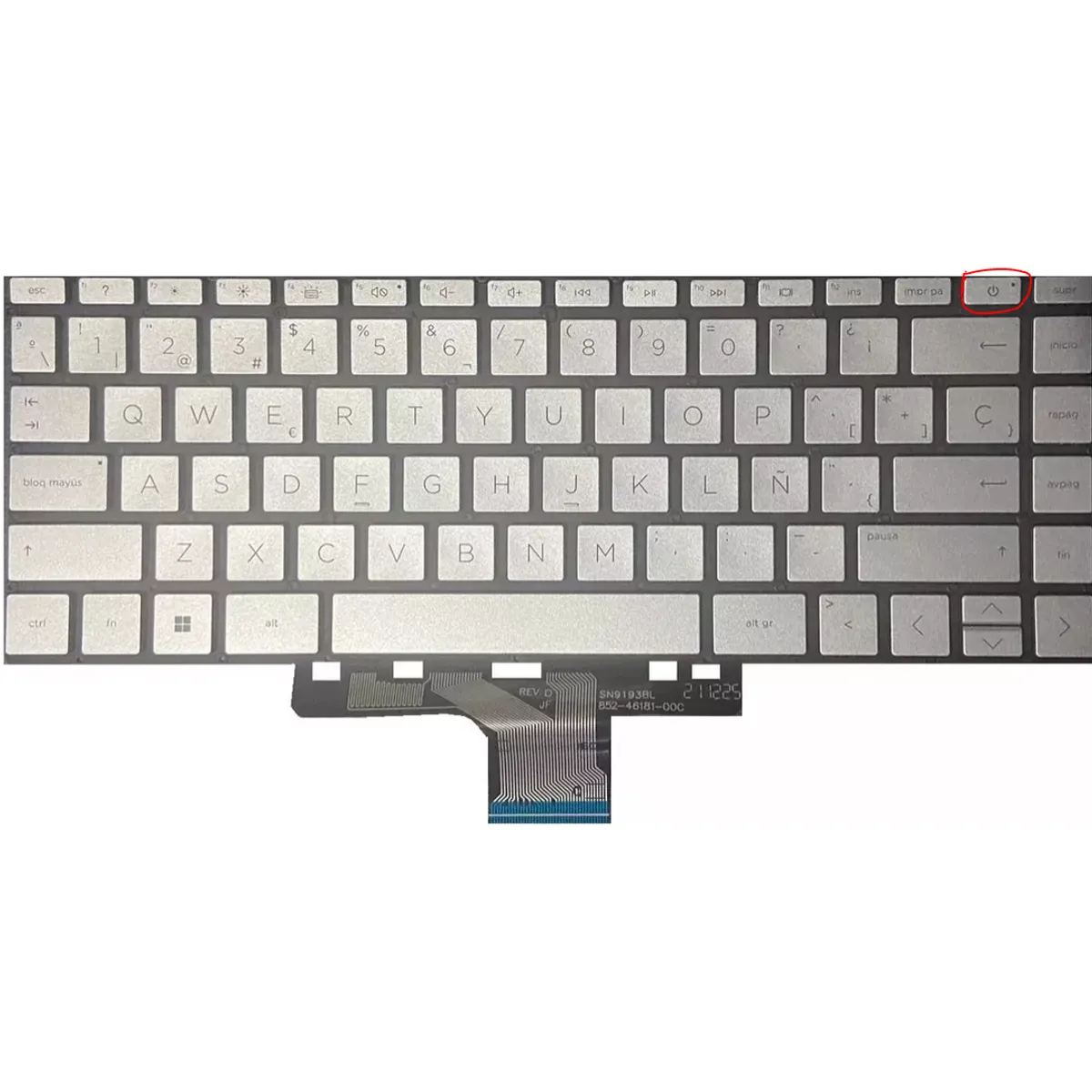 DISEÑO ORIGINAL - Teclado Hp X360 Hp 14-dw0052 14-dw1032 14-dw 14-dw004