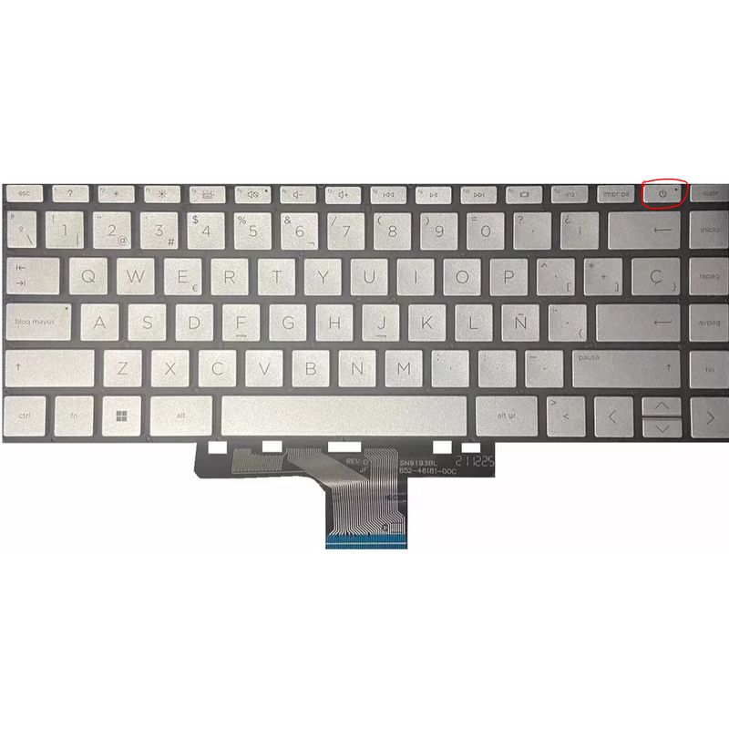 DISEÑO ORIGINAL - Teclado Hp X360 Hp 14-dw0052 14-dw1032 14-dw 14-dw004