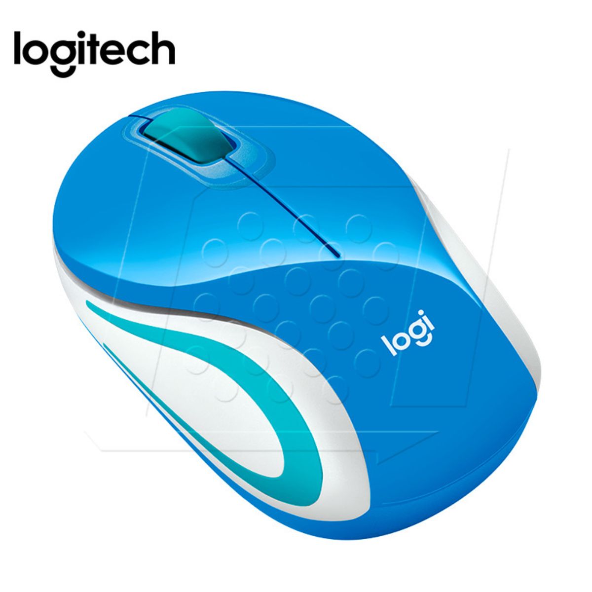 LOGITECH - MOUSE INALAMBRICO LOGITECH M187 MINI AZUL