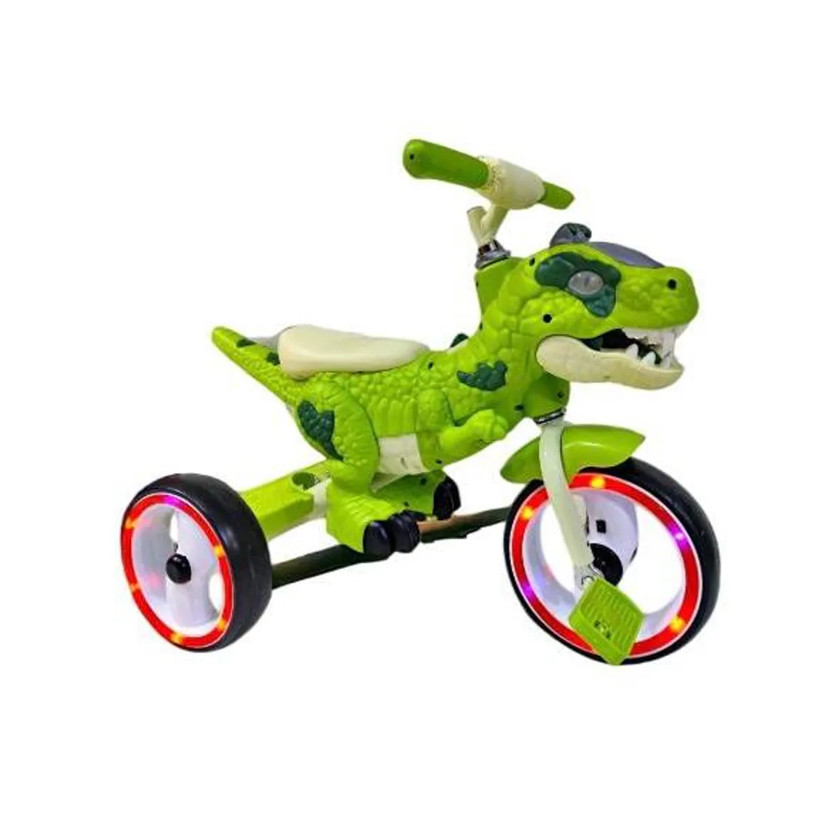 GENERICO - Triciclo de dinosaurio musical y luces LED naranja