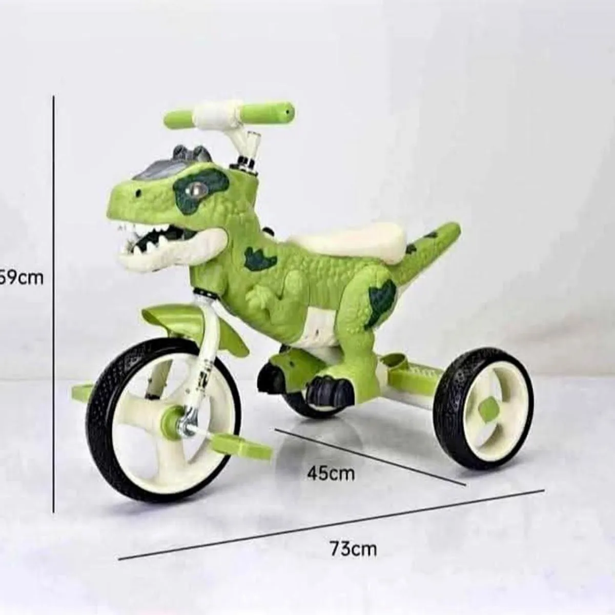 GENERICO - Triciclo de dinosaurio musical y luces LED naranja