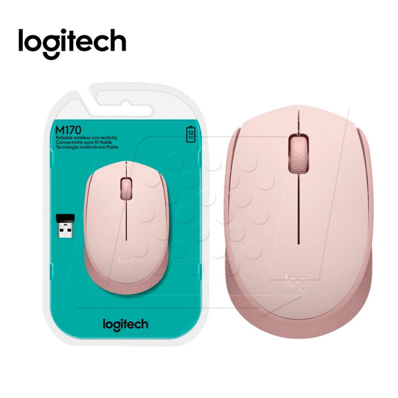 LOGITECH - MOUSE LOGITECH M170 WIRELESS ROSE