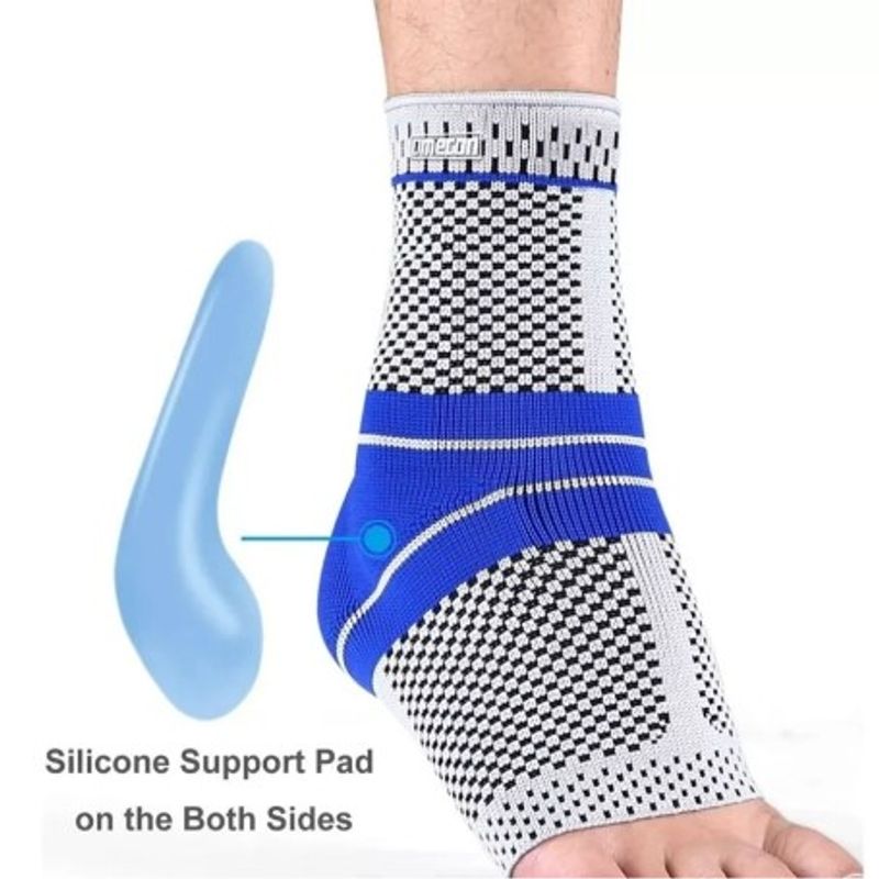 BRANSON - Tobillera Elástica De Compresión con Gel Talla M