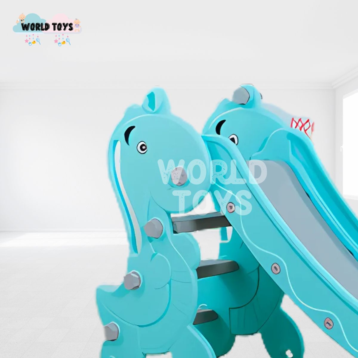 BABY KING - Tobogán para Niños «SUCARINE» con Cesta Blue