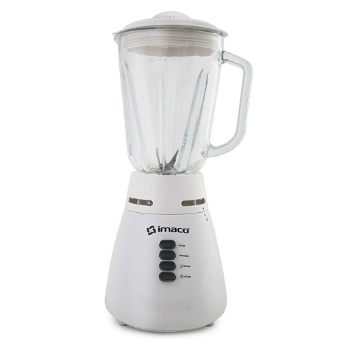 Imaco - Licuadora Imaco con Vaso de Vidrio BL4125V  Blanco
