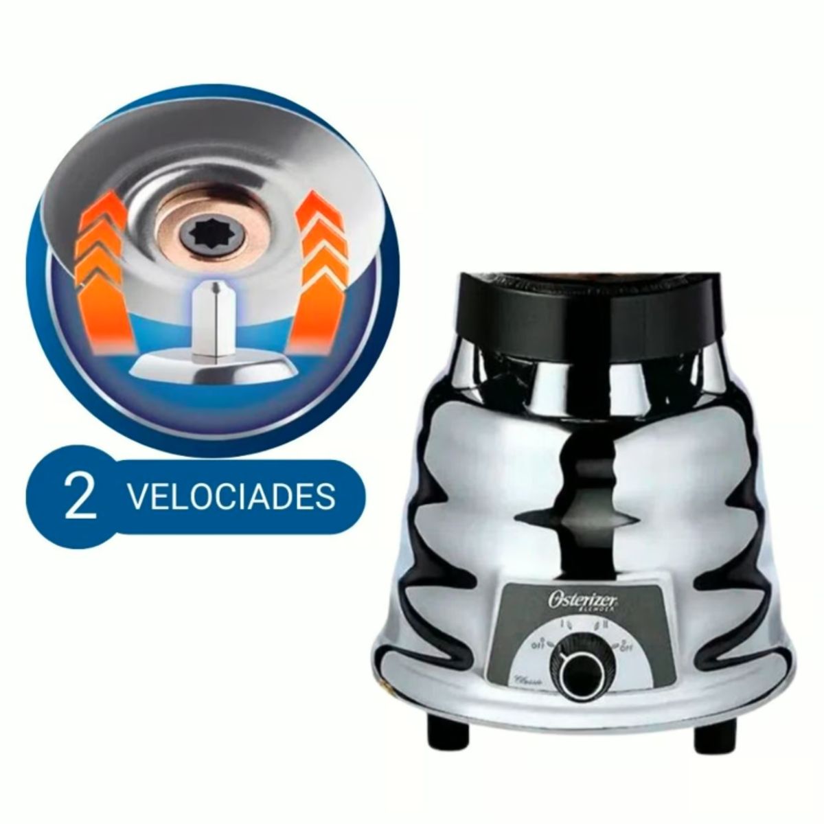 OSTER - Licuadora Oster 1.25 Lt de 2 Velocidades 250-22