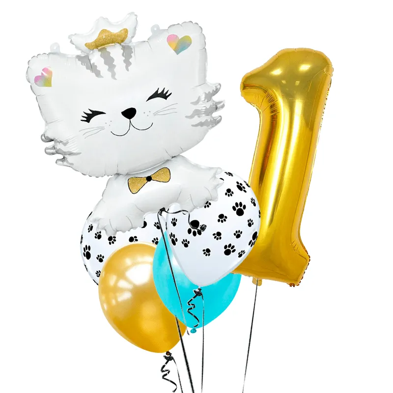 GENERICO - Set de globos de gato