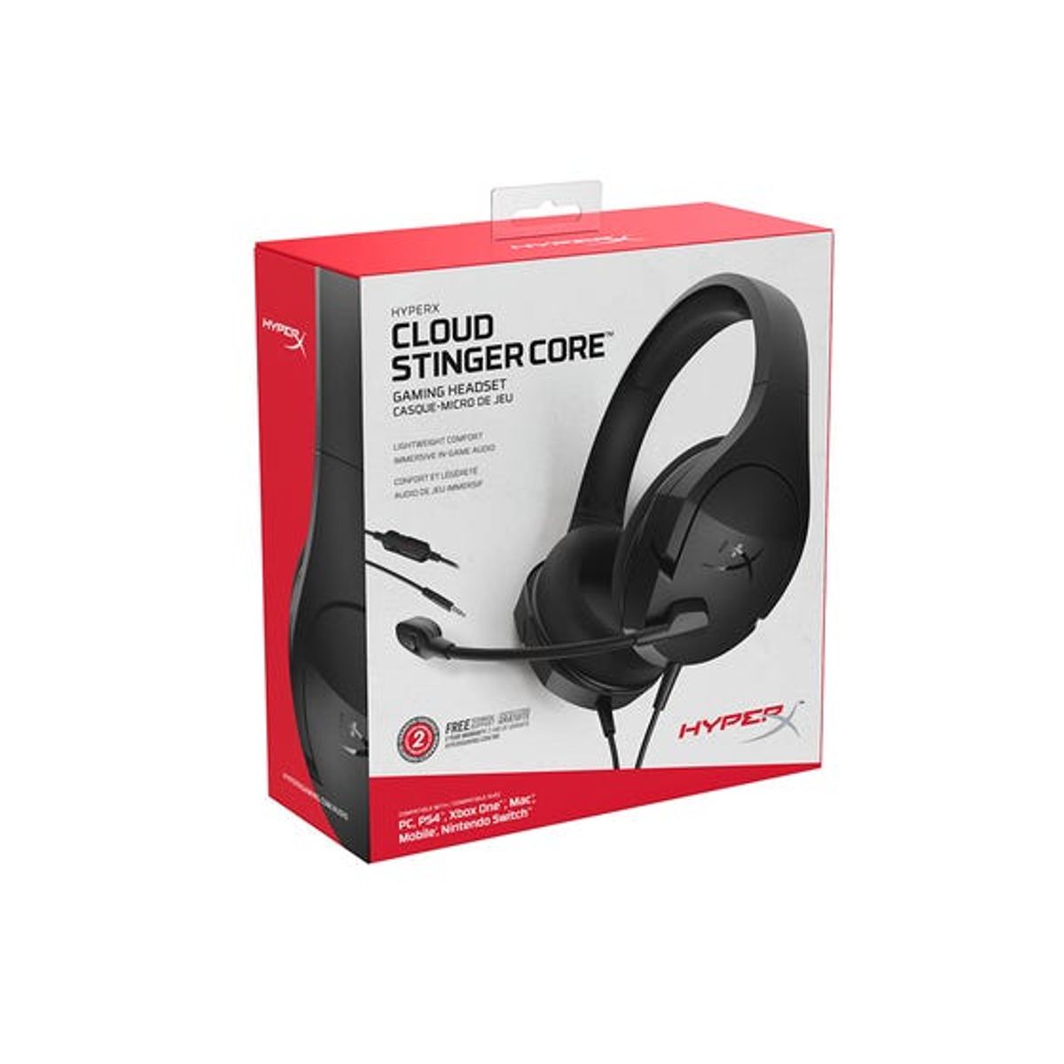 HYPERX - Auricular Kingston HyperX Cloud Stinger Core micrófono 35mm Black