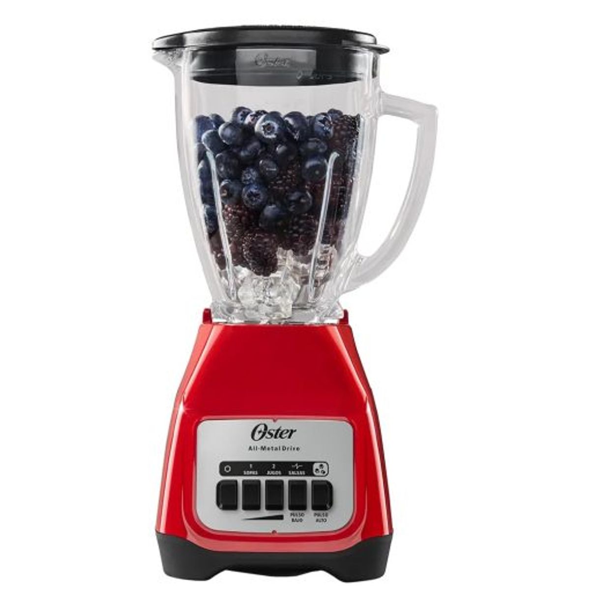 OSTER - Licuadora Oster de 1.5L – Rojo Kaliman BLSTKAG RPB 053