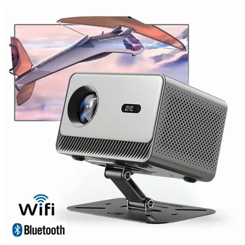 SEISA - Proyector Con Base Smart Wifi 6 Bluetooth portátil M10 Android 11