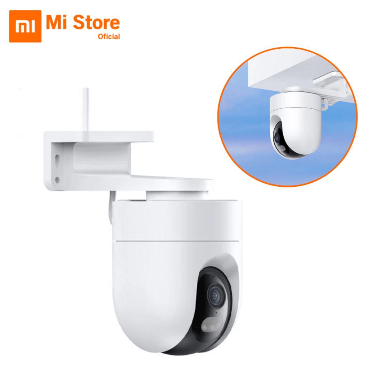 XIAOMI - Xiaomi Camara de Seguridad Vigilancia PTZ 4MP FHD WIFI Exterior y Interior Monitoria desde tu Celular