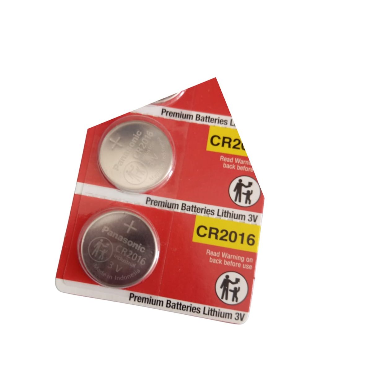 GENERICO - 5x Pilas Boton Cr2016 Premium Batteries 3v