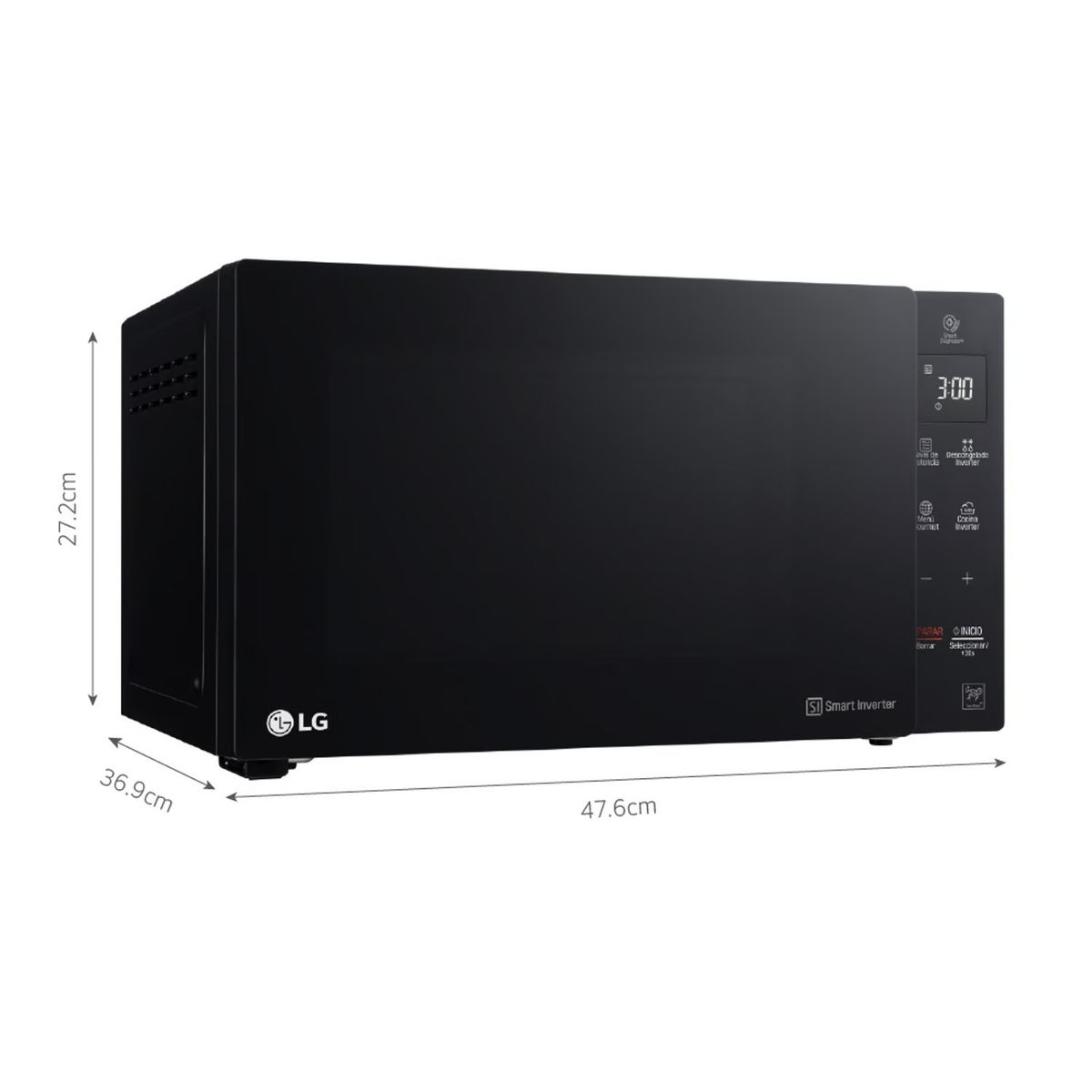 LG - Horno Microondas MS2536GIS 25L con EasyClean LG