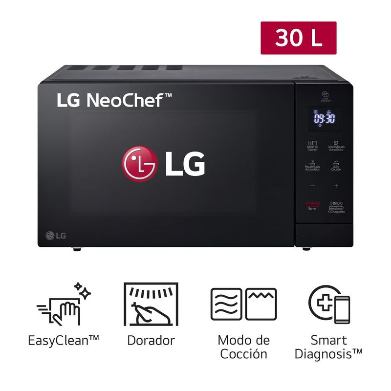 LG - Horno Microondas LG MH7032JAS 30L con EasyClean