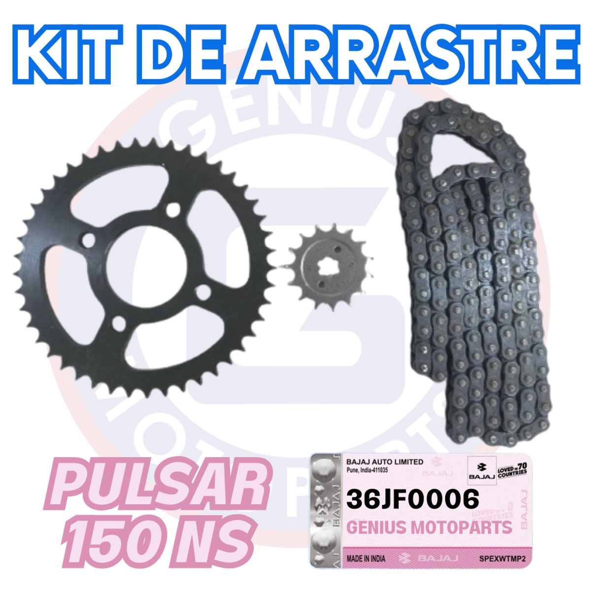 BAJAJ - KIT DE ARRASTRE PULSAR 150 NS