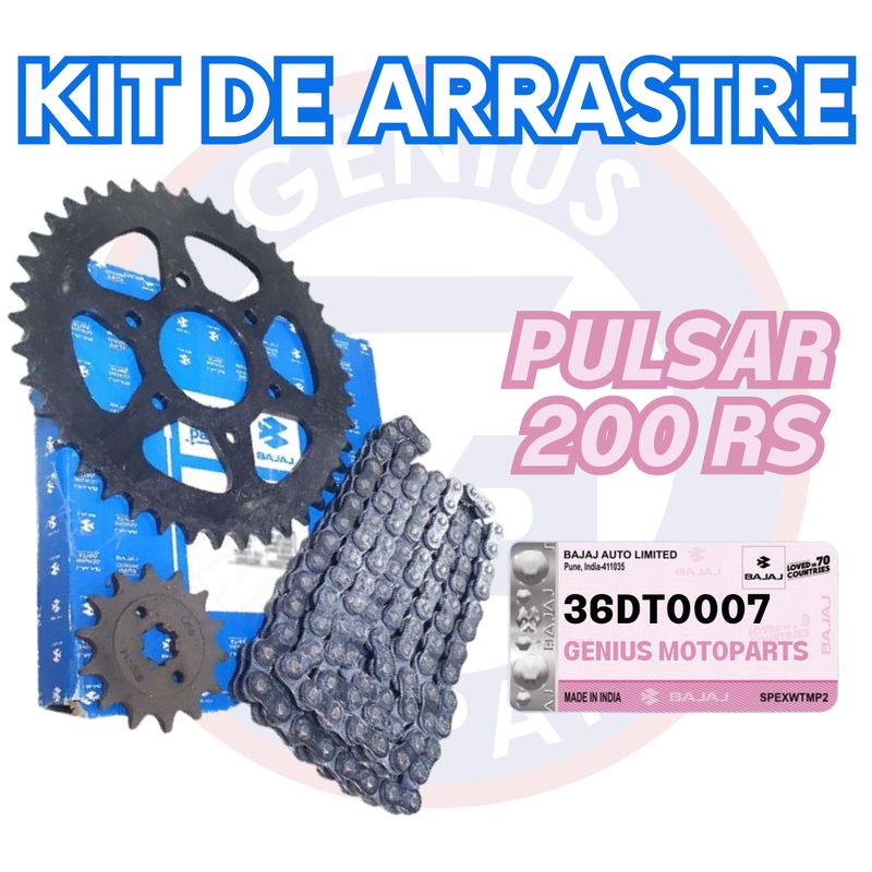 BAJAJ - KIT DE ARRASTRE PULSAR 200 RS