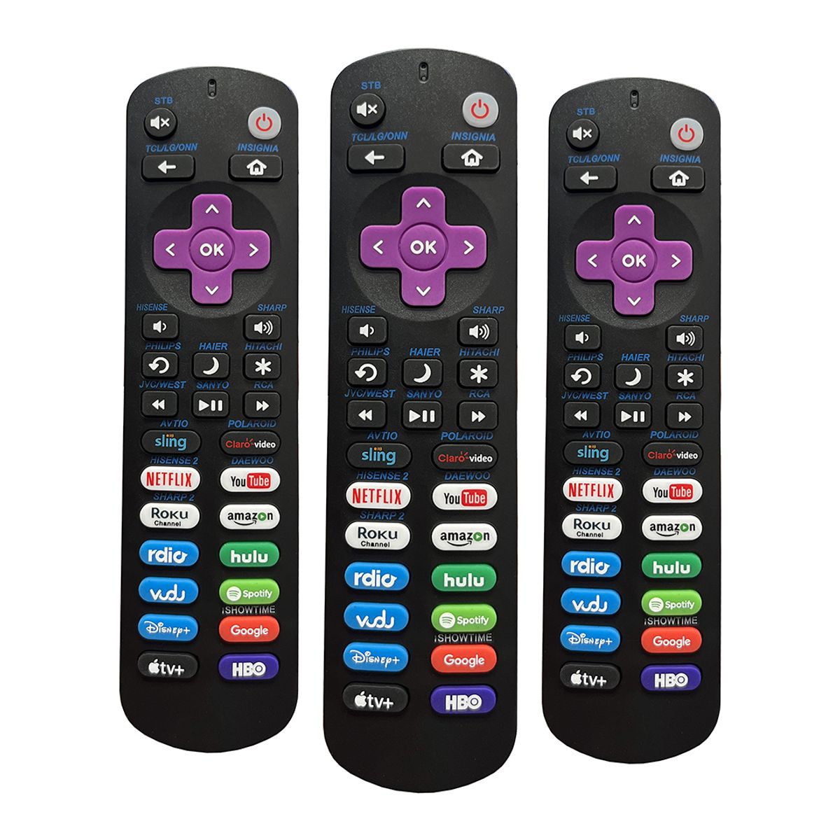 GENERICO - Control Universal Roku  Compatible Con Roku Express Premiere y Más