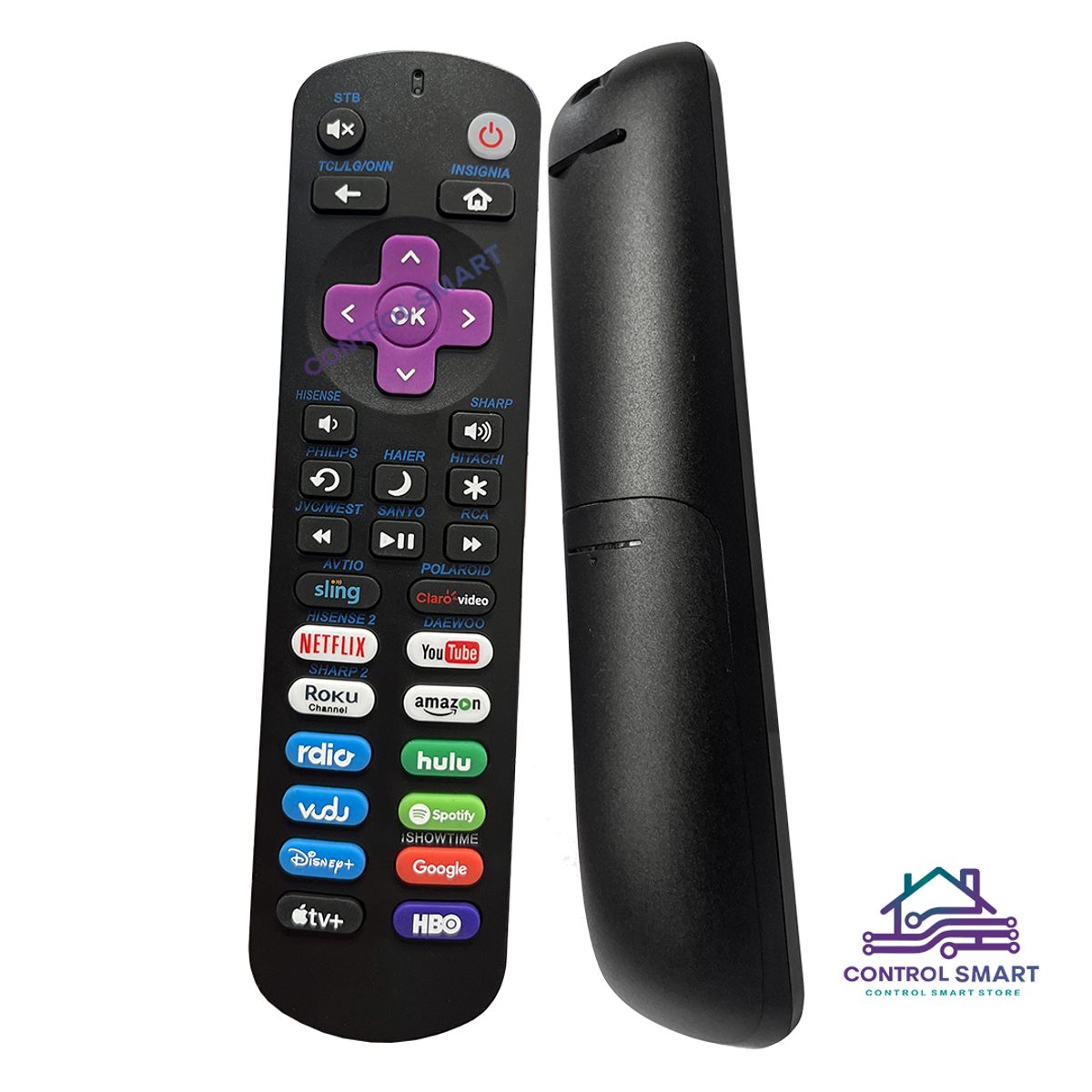 GENERICO - Control Universal Roku  Compatible Con Roku Express Premiere y Más