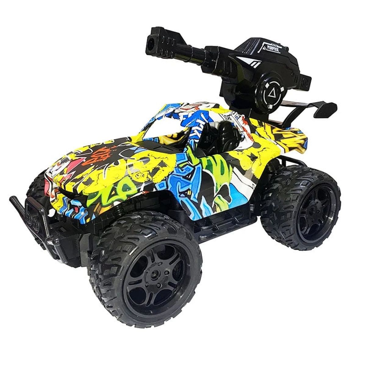 GENERICO - Carro a control remoto con lanza proyectiles gel