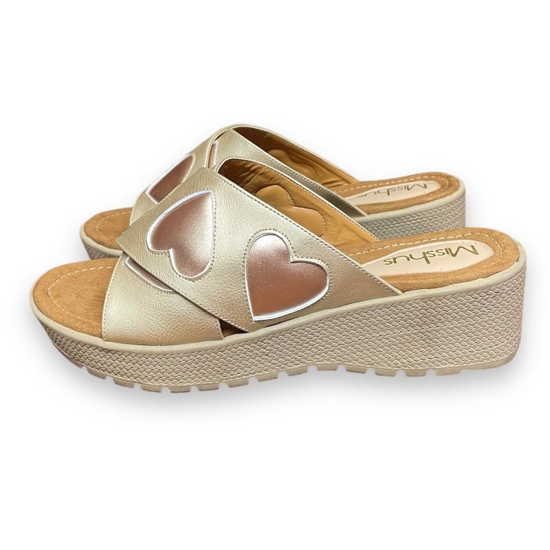 GENERICO - Sandalias Mujer Misshus Aurora dorado cora bronce