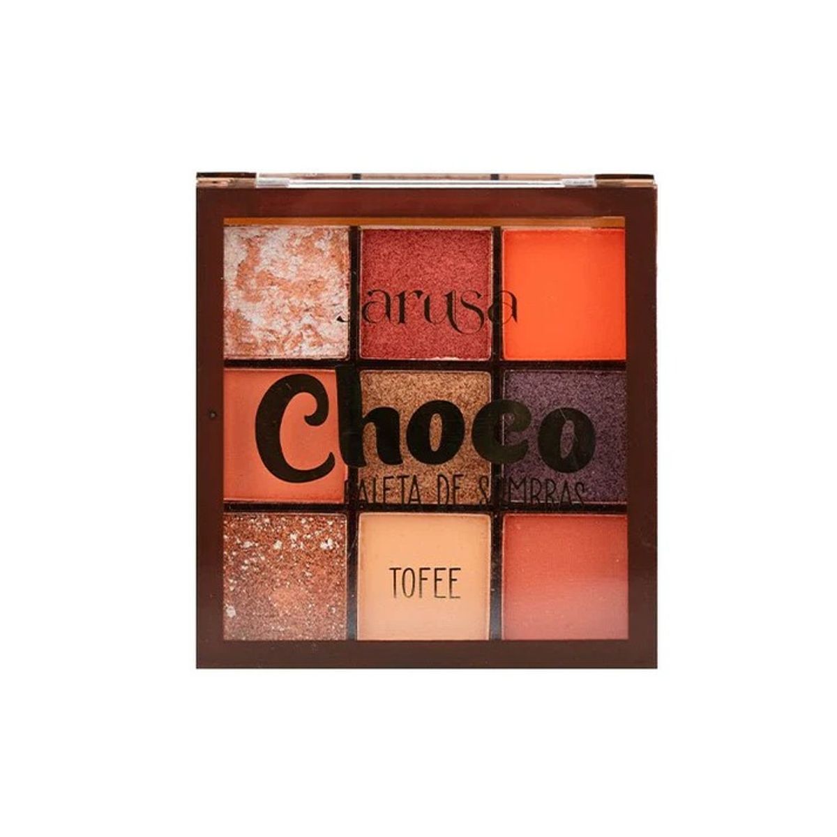 GENERICO - Paleta de 9 sombras Choco Jarusa Tono 2